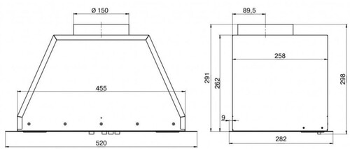 Купить Вытяжка полновстраиваемая Hyundai HBB 6035 W белый  5350674. Характеристики, отзывы и цены в Донецке