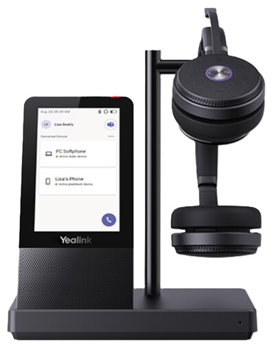 Купить Беспроводная моногарнитура Yealink WH66 Mono Teams черный 2022  9315266. Характеристики, отзывы и цены в Донецке