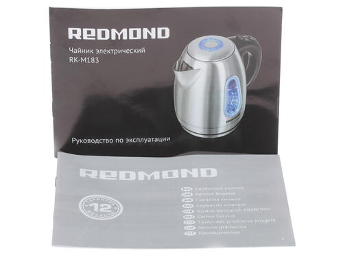 Купить Электрочайник Redmond RK-M183 серебристый  1070851. Характеристики, отзывы и цены в Донецке