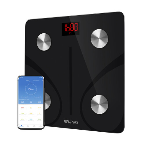 Купить Весы Renpho Elis 1 Smart Body Scale ES-CS20M черный  9163265. Характеристики, отзывы и цены в Донецке
