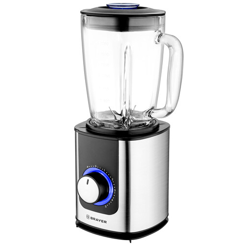 Купить Блендер стационарный BRAYER 1204BR серебристый  9962294. Характеристики, отзывы и цены в Донецке