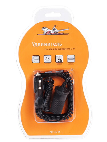Купить Разветвитель автоприкуривателя AIRLINE ASP-3L-06  6720882. Характеристики, отзывы и цены в Донецке