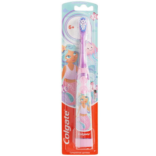 Купить Электрическая зубная щетка Colgate Mermaid 5+ фиолетовый  5498189. Характеристики, отзывы и цены в Донецке