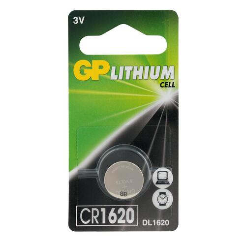 Купить Батарейка GP Lithium плоская / CR1620  0178268. Характеристики, отзывы и цены в Донецке