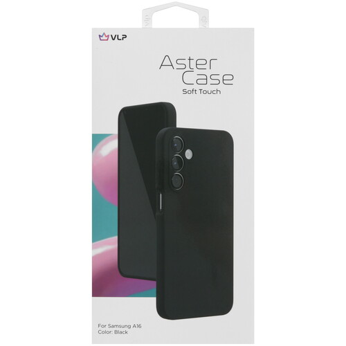 Купить Накладка  VLP Aster Case для Samsung Galaxy A16 4G черный  5604526. Характеристики, отзывы и цены в Донецке