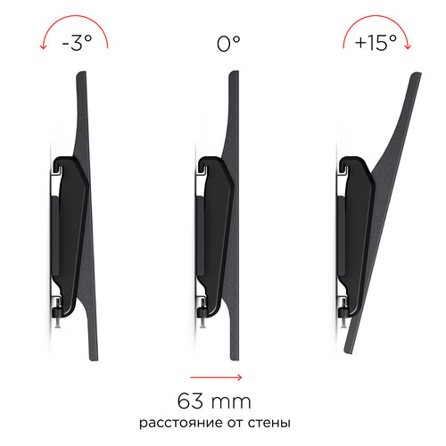 Купить Кронштейн для ТВ Holder LCDS-5071 черный  4852161. Характеристики, отзывы и цены в Донецке