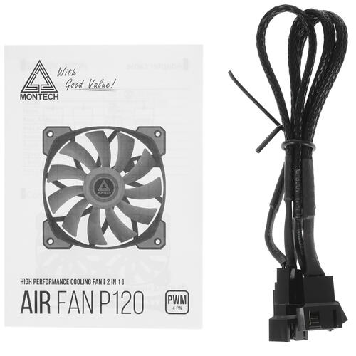 Купить Комплект вентиляторов Montech AIR FAN P120  черный  4885114. Характеристики, отзывы и цены в Донецке