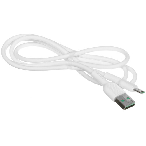 Купить Кабель круглый Hoco micro USB - USB 2.0 Type-A белый 1 м  5470822. Характеристики, отзывы и цены в Донецке