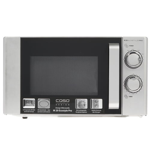 Купить Микроволновая печь CASO M 20 Ecostyle Pro серебристый  8195360. Характеристики, отзывы и цены в Донецке