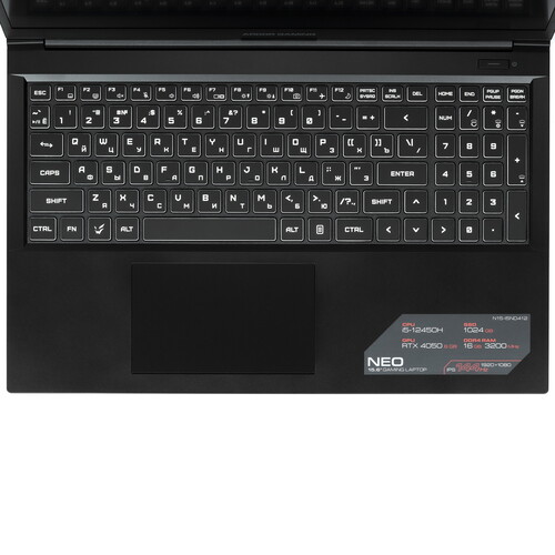 Купить 15.6" Ноутбук ARDOR GAMING NEO N15-I5ND412 черный  9126368. Характеристики, отзывы и цены в Донецке