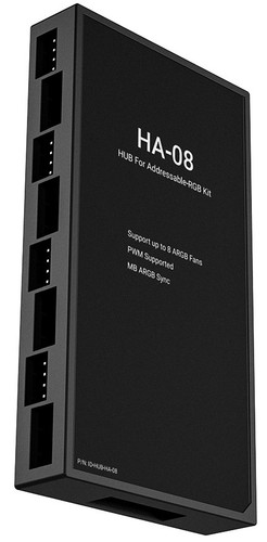Купить Разветвитель питания и подсветки ID-Cooling HA-08  5642255. Характеристики, отзывы и цены в Донецке