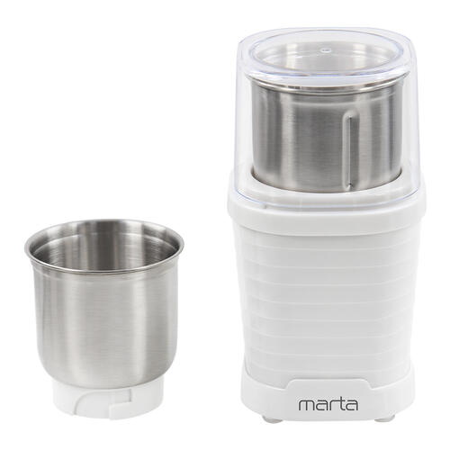 Купить Кофемолка электрическая MARTA MT-CG2182B белый  9058526. Характеристики, отзывы и цены в Донецке