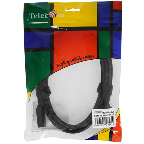 Купить Кабель  Telecom HDMI - HDMI, 2 м  9158190. Характеристики, отзывы и цены в Донецке