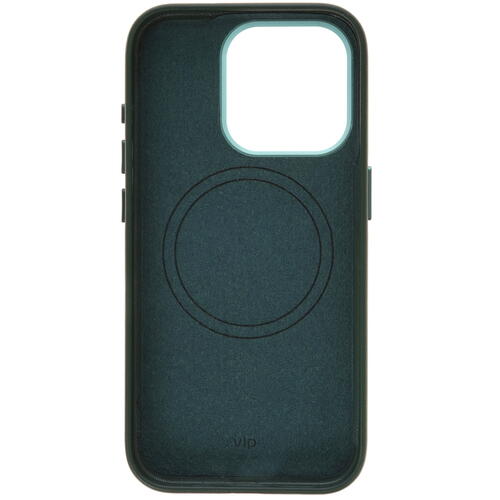 Купить Накладка  VLP Ecopelle Case with MagSafe для Apple iPhone 15 Pro зеленый  5460450. Характеристики, отзывы и цены в Донецке