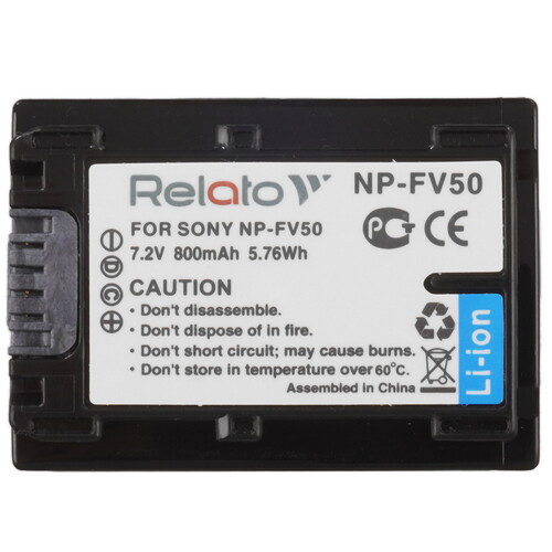 Купить Аккумулятор Relato NP-FV50  8118494. Характеристики, отзывы и цены в Донецке