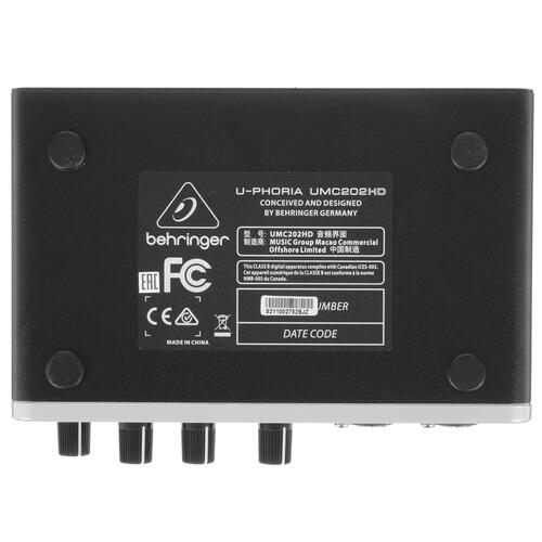 Купить Внешняя звуковая карта Behringer U-Phoria UMC202HD  5022737. Характеристики, отзывы и цены в Донецке