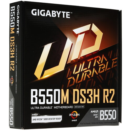 Купить Материнская плата GIGABYTE B550M DS3H R2  5627092. Характеристики, отзывы и цены в Донецке