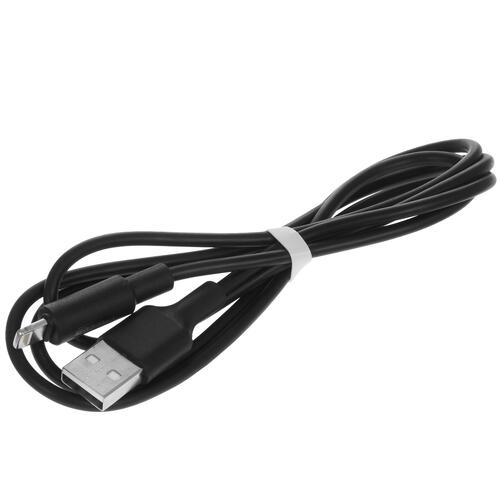 Купить Кабель круглый Hoco Lightning 8-pin - USB 2.0 Type-A черный 1 м  5452393. Характеристики, отзывы и цены в Донецке