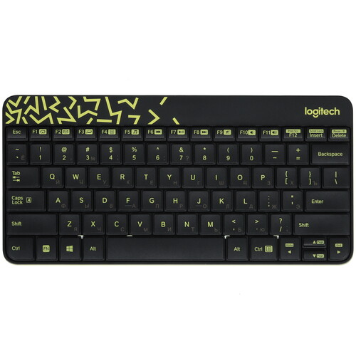 Купить Клавиатура+мышь беспроводная   Logitech MK240 Nano Black черный  5464671. Характеристики, отзывы и цены в Донецке