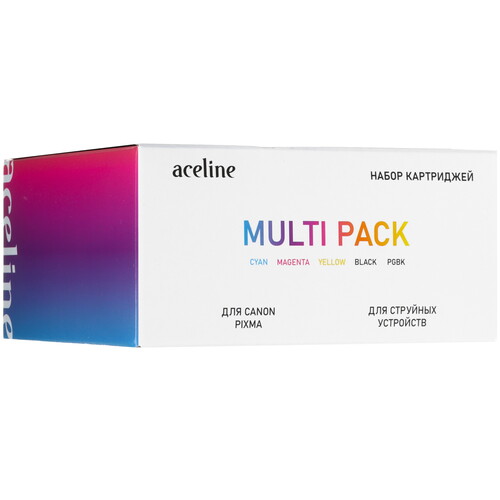 Купить Набор картриджей Aceline NS-PGI470XL/CLI471XL голубой, желтый, пурпурный, черный  9216291. Характеристики, отзывы и цены в Донецке