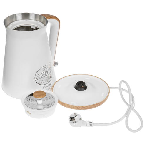 Купить Электрочайник Tesler KT-1740 белый  8161065. Характеристики, отзывы и цены в Донецке