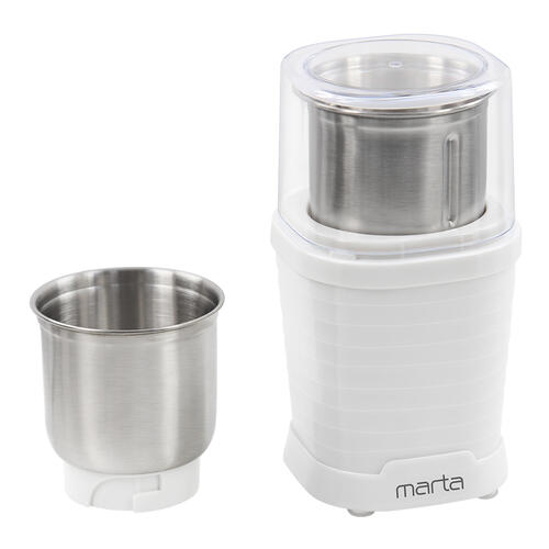 Купить Кофемолка электрическая MARTA MT-CG2182B белый  9058526. Характеристики, отзывы и цены в Донецке
