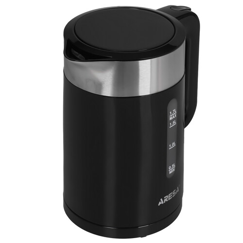 Купить Электрочайник Aresa AR-3473 черный  9300199. Характеристики, отзывы и цены в Донецке