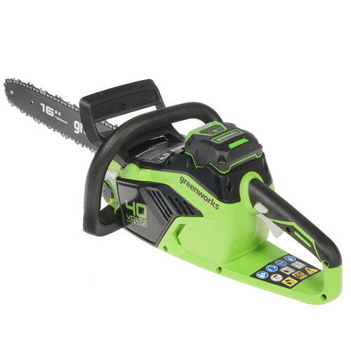 Купить Аккумуляторная цепная пила GreenWorks GD40CS18K4 (2005807UB)  шина - 40 см (16")  8196541. Характеристики, отзывы и цены в Донецке