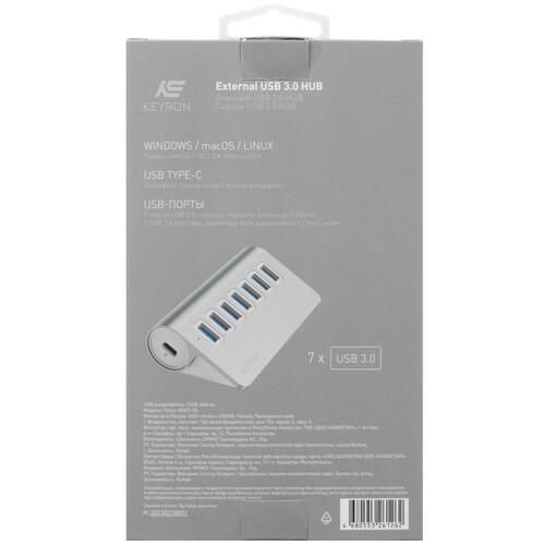 Купить USB-разветвитель KEYRON M3U7-05  5402310. Характеристики, отзывы и цены в Донецке