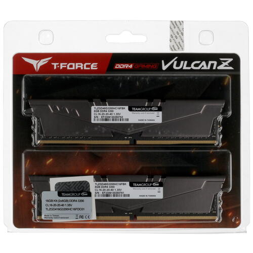 Купить Оперативная память Team Group T-Force Vulcan Z [TLZGD416G3200HC16FDC01] 16 ГБ  5422201. Характеристики, отзывы и цены в Донецке