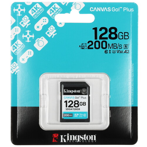 Купить Карта памяти Kingston Canvas Go! Plus SDXC 128 ГБ  5632484. Характеристики, отзывы и цены в Донецке
