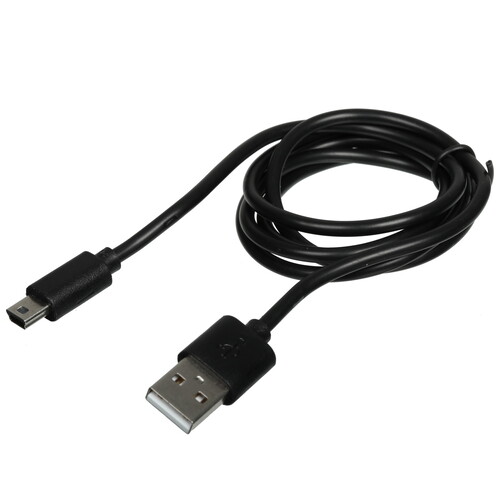 Купить Кабель круглый Aceline mini USB - USB 2.0 Type-A черный 1 м  9086549. Характеристики, отзывы и цены в Донецке