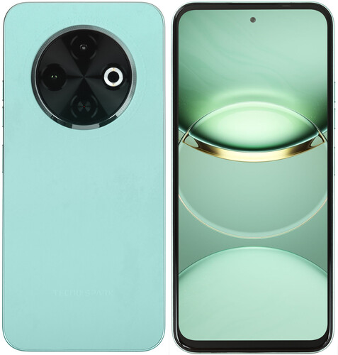 Купить 6.67" Смартфон Tecno SPARK 30C 128 ГБ зеленый  5492013. Характеристики, отзывы и цены в Донецке