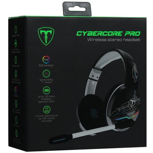 Купить Беспроводные/проводные наушники Tune CyberCore Pro черный 2025  9231058. Характеристики, отзывы и цены в Донецке
