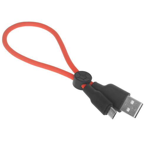 Купить Кабель круглый Hoco micro USB - USB 2.0 Type-A красный 0.25 м  9244468. Характеристики, отзывы и цены в Донецке