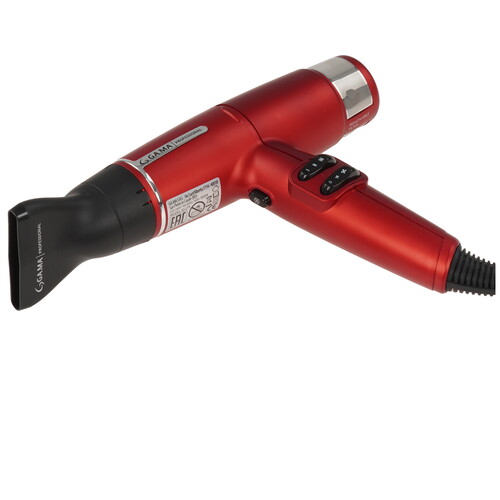 Купить Фен GA.MA IQ LITE красный/черный  9174455. Характеристики, отзывы и цены в Донецке