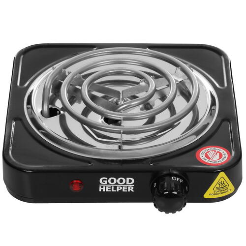 Купить Плита компактная электрическая Goodhelper ES-10T11 черный  9033976. Характеристики, отзывы и цены в Донецке