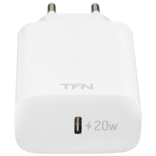 Купить Сетевое зарядное устройство TFN RAPID Type-C PD 20W белый  5367353. Характеристики, отзывы и цены в Донецке