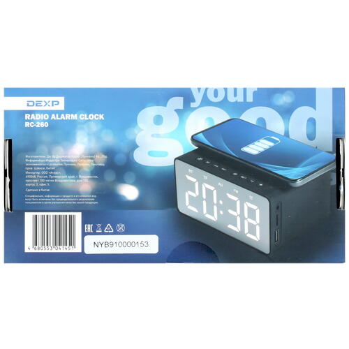 Купить Радиобудильник DEXP RC-260  1346359. Характеристики, отзывы и цены в Донецке
