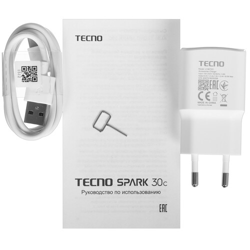 Купить 6.67" Смартфон Tecno SPARK 30C 128 ГБ серый  5621579. Характеристики, отзывы и цены в Донецке