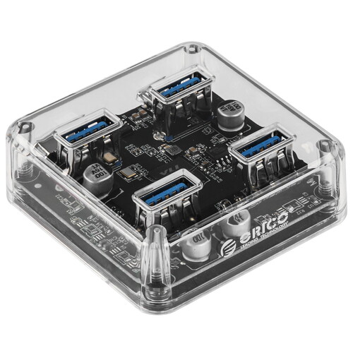Купить USB-разветвитель ORICO MH4U-U3-10-CR-BP  5471144. Характеристики, отзывы и цены в Донецке