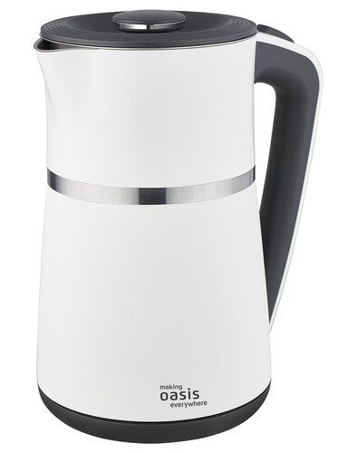 Купить Электрочайник Oasis K-4SPW белый  9135277. Характеристики, отзывы и цены в Донецке