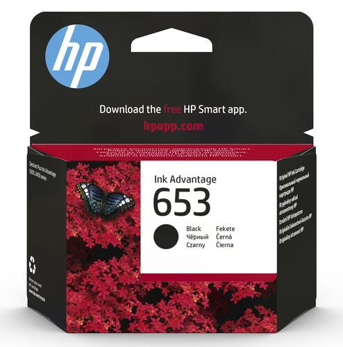 Купить Картридж HP 653 (3YM75AE) черный  1679044. Характеристики, отзывы и цены в Донецке