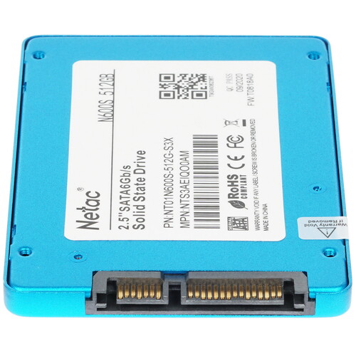 Купить 512 ГБ 2.5" SATA накопитель Netac N600S [NT01N600S-512G-S3X]  4715954. Характеристики, отзывы и цены в Донецке