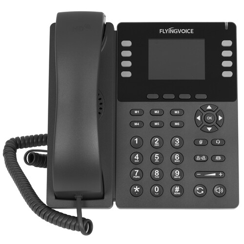 Купить Телефон VoIP Flyingvoice P23GW серый  9089010. Характеристики, отзывы и цены в Донецке