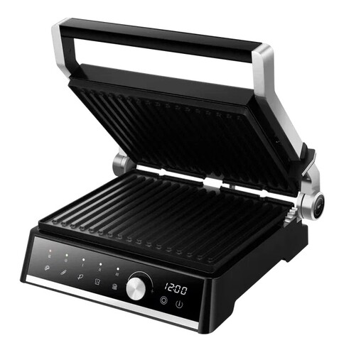 Купить Гриль Kitfort КТ-4601 серебристый  9238741. Характеристики, отзывы и цены в Донецке