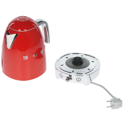 Купить Электрочайник Smeg KLF04RDEU красный  8115932. Характеристики, отзывы и цены в Донецке