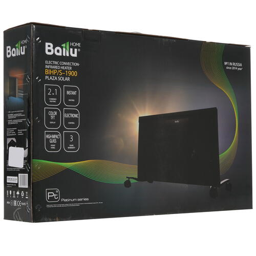 Купить Конвективно-инфракрасный обогреватель Ballu Plaza Solar BIHP/S-1900  5340425. Характеристики, отзывы и цены в Донецке