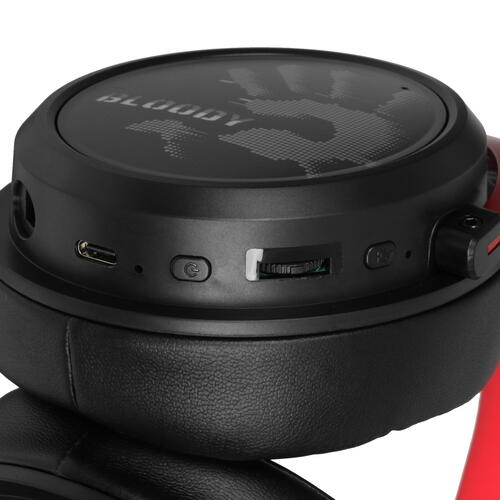 Купить Беспроводные/проводные наушники A4Tech Bloody MR590 Sports красный 2023  5442771. Характеристики, отзывы и цены в Донецке