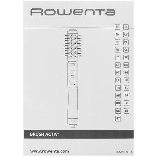 Купить Фен-щетка Rowenta CF9523F0 золотистый/белый  5600275. Характеристики, отзывы и цены в Донецке